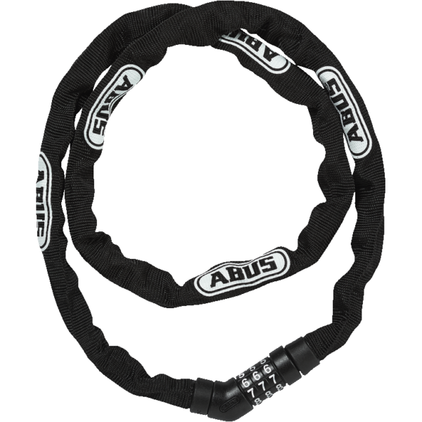Abus Steel-O-Chain 4804C/110 lakat - Fekete
