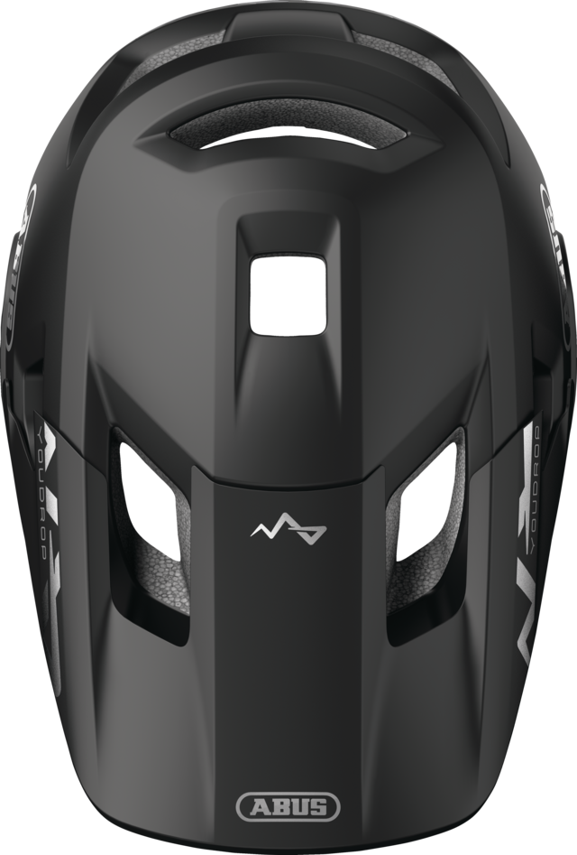 Abus YouDrop FF - gyerek sisak - Muted Black - Image 2