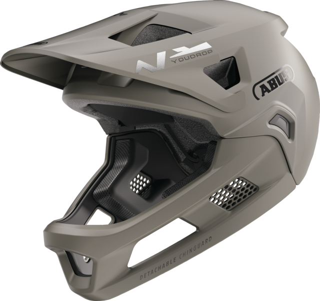 Abus YouDrop FF - gyerek sisak - Dust Grey - Image 6