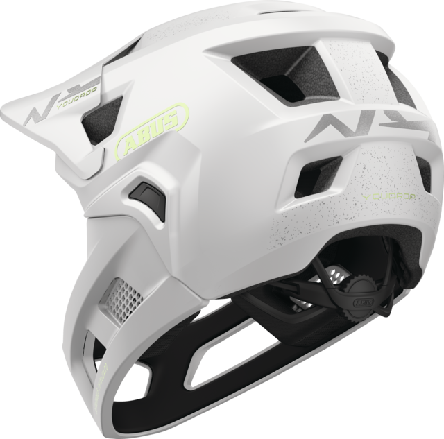 Abus YouDrop FF - gyerek sisak - Lemon White - Image 5