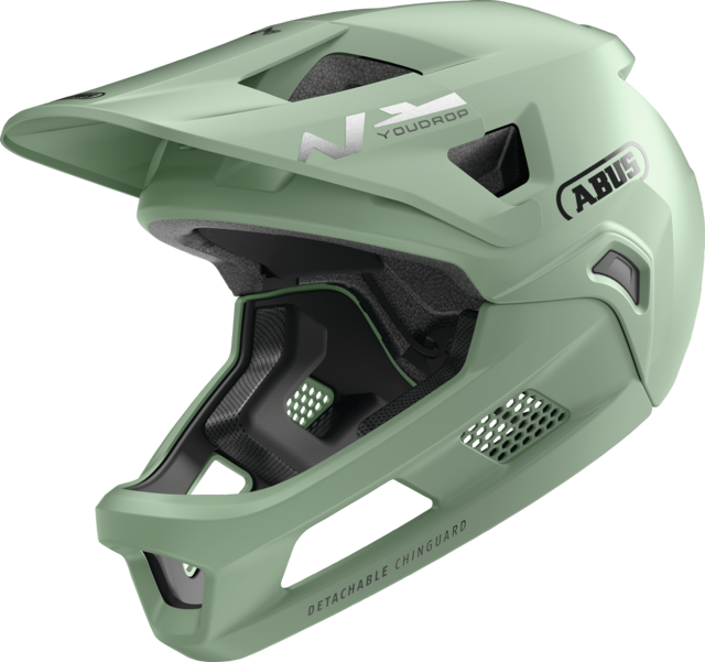 Abus YouDrop FF - gyerek sisak - Mist Green - Image 6