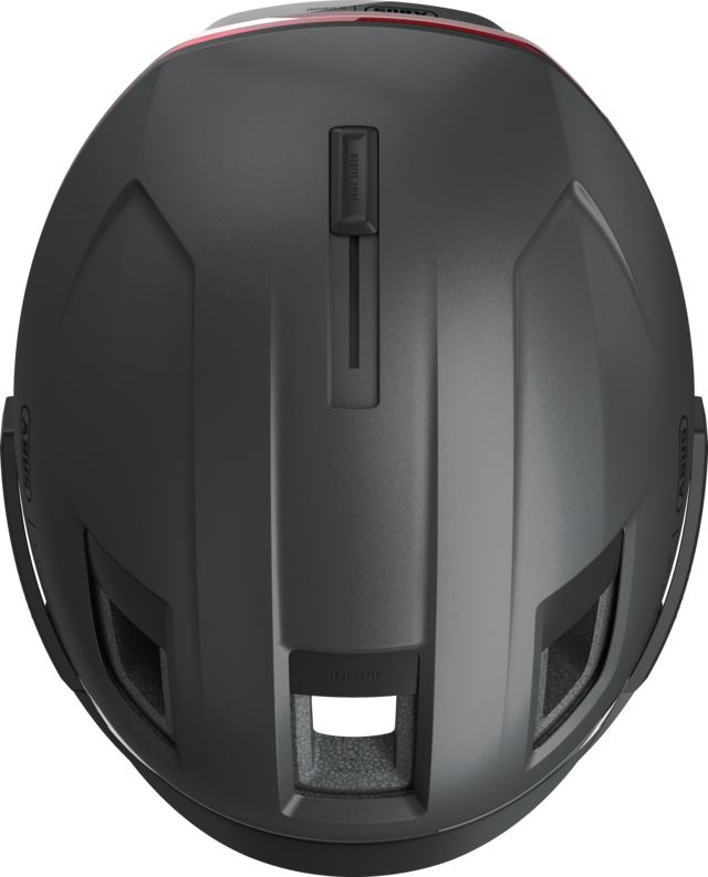 Abus HYP-E BL.ACE, beépített index, féklámpa funkció és átlátszó szemüveg - Volcano Titan - Image 5